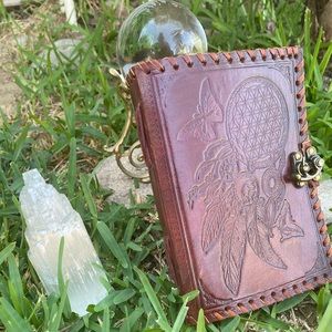 Leather Dreamcatcher & Butterfly Journal